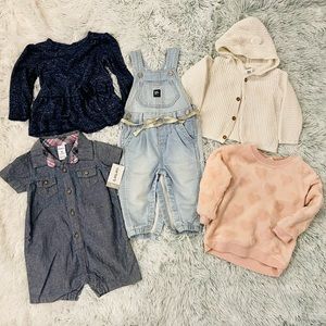 9 Months Girls Bundle - 5 Pieces